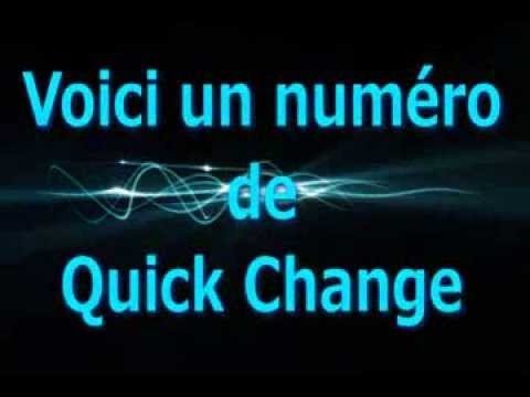 DRESSING FLASH Quick Change Act France (numéro de changement de costumes)